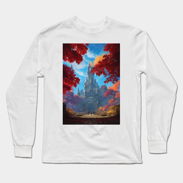 Dark Fantasy Kingdom Long Sleeve T-Shirt by MadeBYAhsan